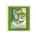 Hardcover morning tea notebook with PVC cover showing four different style design options