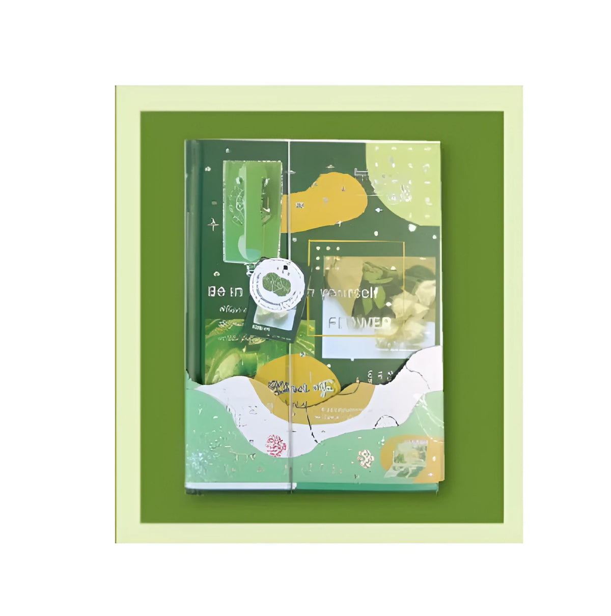 Hardcover morning tea notebook with PVC cover showing four different style design options