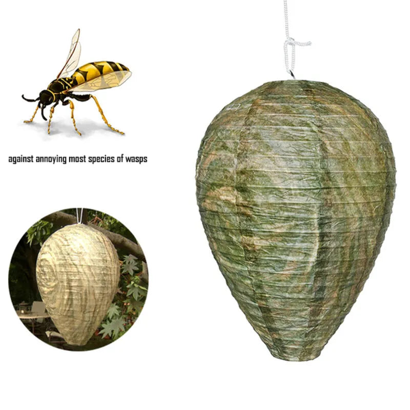 Hexagonal honeycomb paper lantern with wire frame, 22cm by 28cm in size.