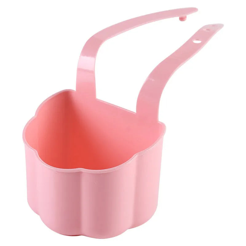 Plastic sink drain basket in Nordic style measuring 20cm x 10cm x 7.5cm