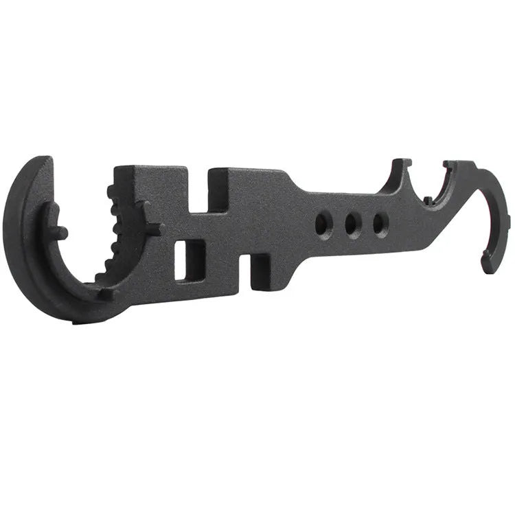 Black combination wrench for AR15 and M4 rifles made from 40Cr steel