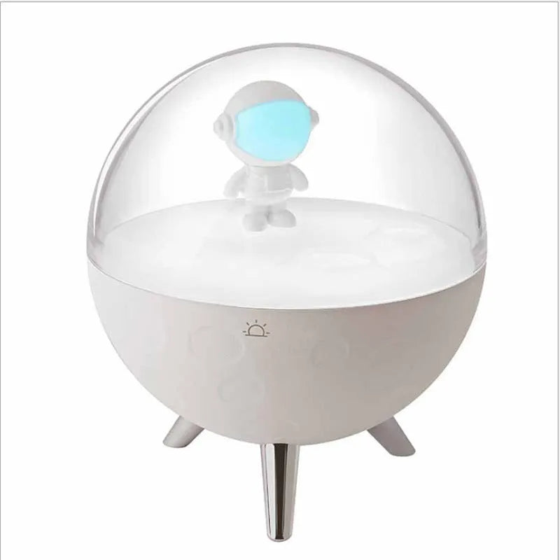USB cartoon guardian night light with white or blue LED illumination and button switch