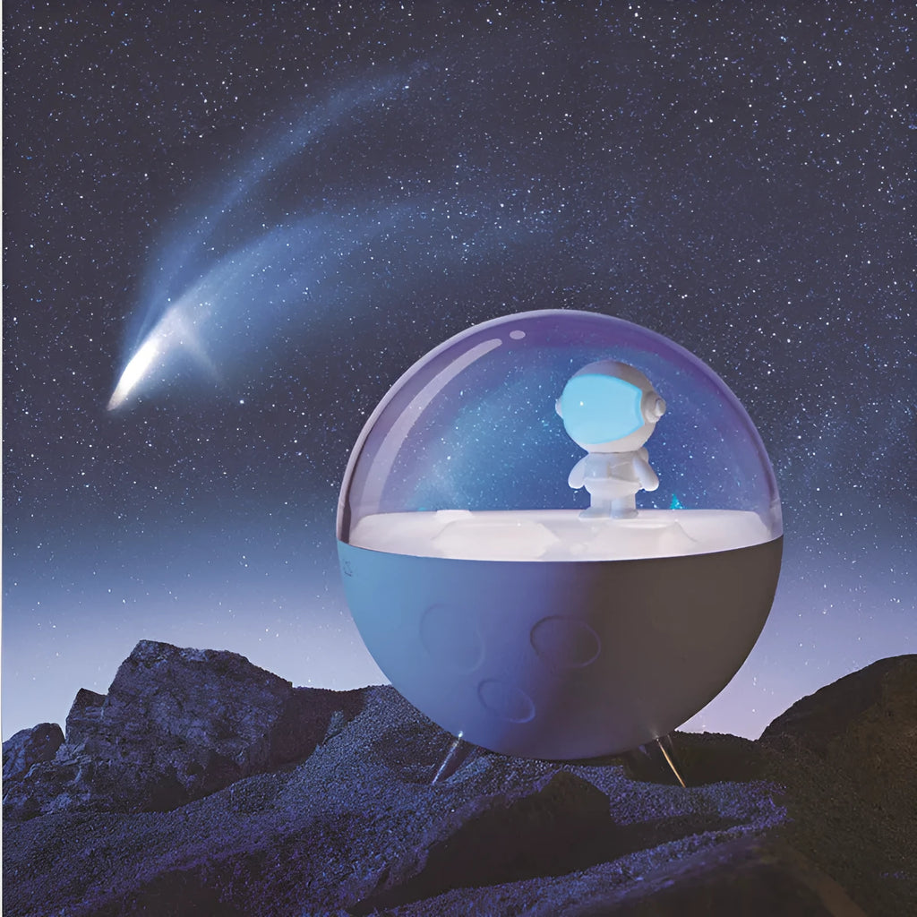 USB cartoon guardian night light with white or blue LED illumination and button switch