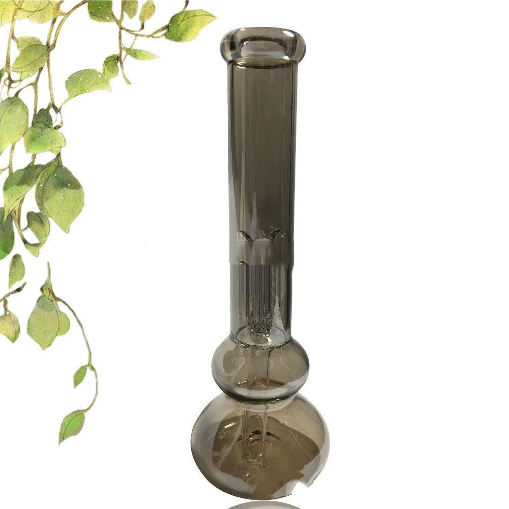Pure colour glass geometric centrepiece vase with transparent crystal-clear design and American styling