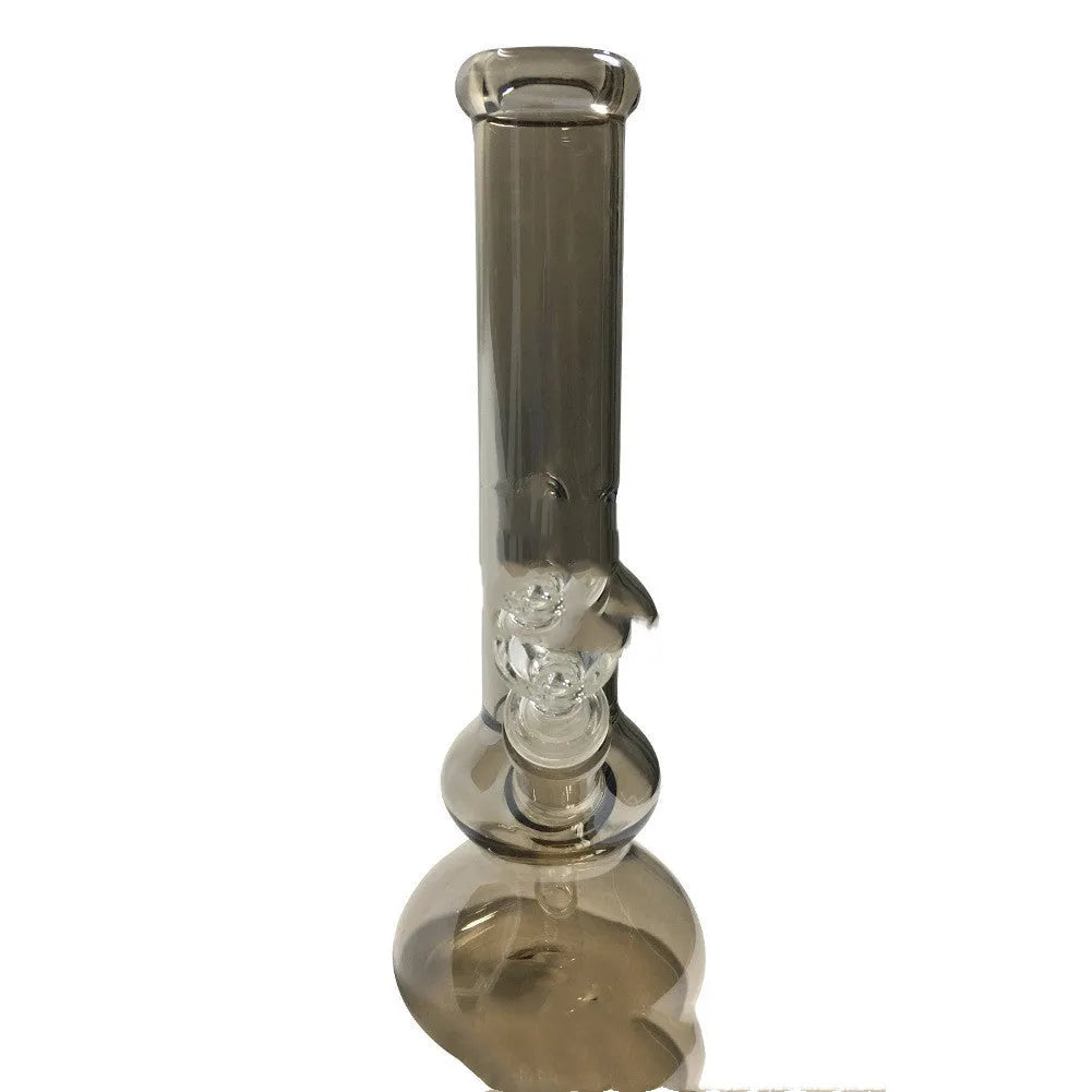Pure colour glass geometric centrepiece vase with transparent crystal-clear design and American styling