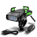 Rechargeable bicycle light for night riding available in multiple colours with single or double lamp options