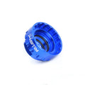Blue aluminium alloy wrench tool for Shimano 12-speed direct mount disc brake removal