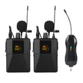 Black Little Bee X3 wireless lavalier microphone with clip-on design