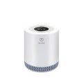 White HEPA air purifier unit for 15-20 square metre rooms with universal power adapter