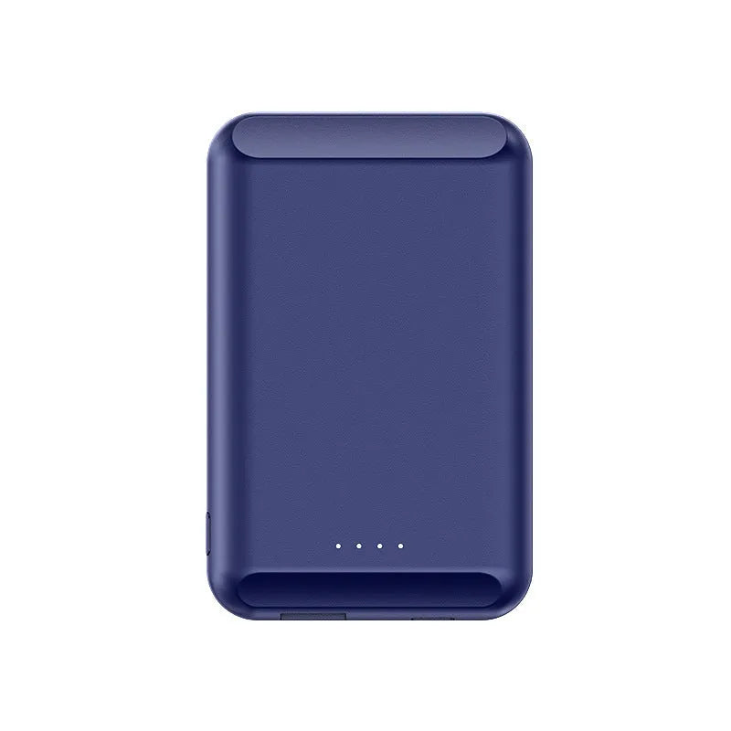 Fast magnetizing wireless power bank 5000mAh in plastic shell with polymer lithium ion cell