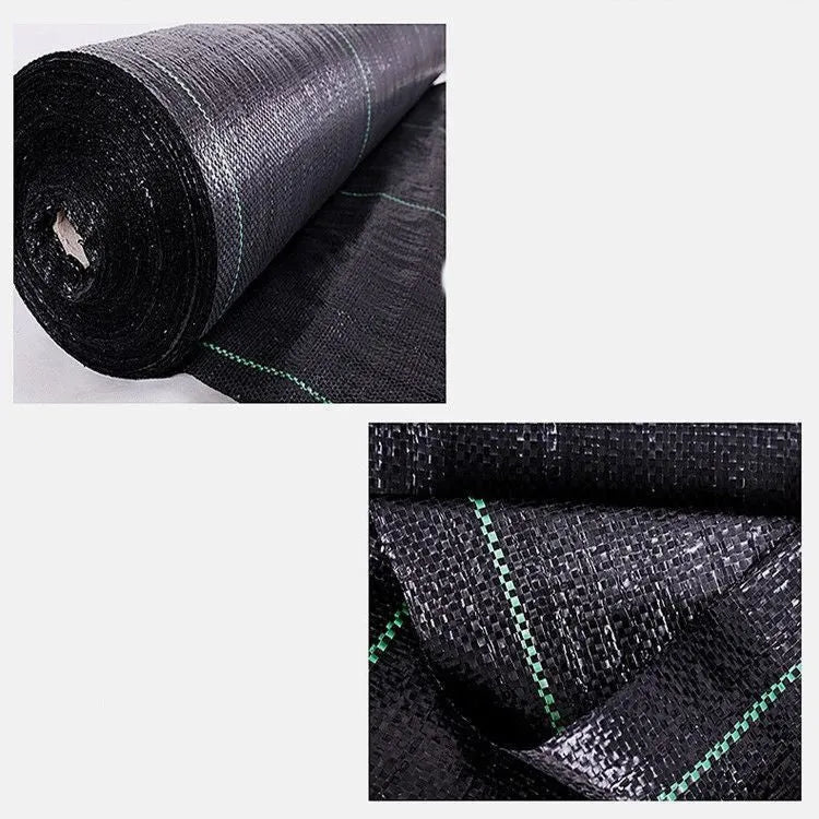 Black PE composite woven weed-proof cloth for farmland and greenhouse weed suppression
