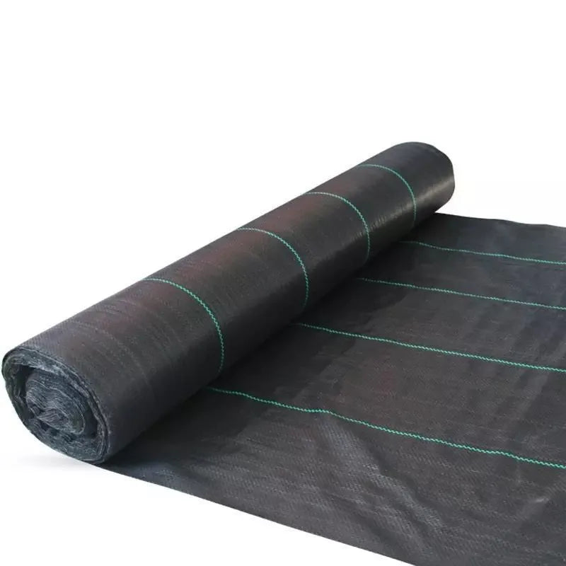 Black PE composite woven weed-proof cloth for farmland and greenhouse weed suppression