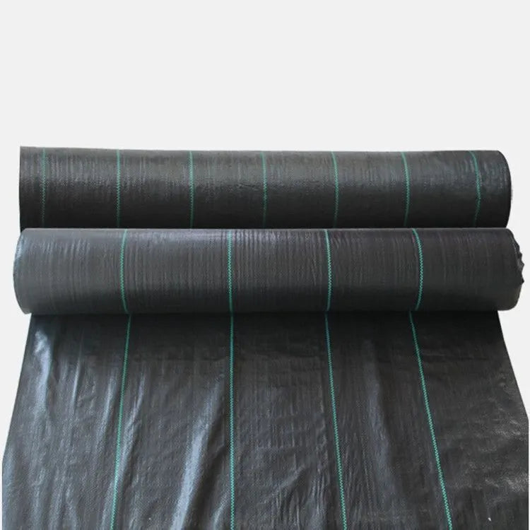 Black PE composite woven weed-proof cloth for farmland and greenhouse weed suppression