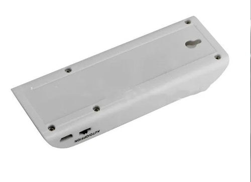 Rechargeable infrared sensor night light with 12 LEDs and PVC shade