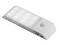 Rechargeable infrared sensor night light with 12 LEDs and PVC shade