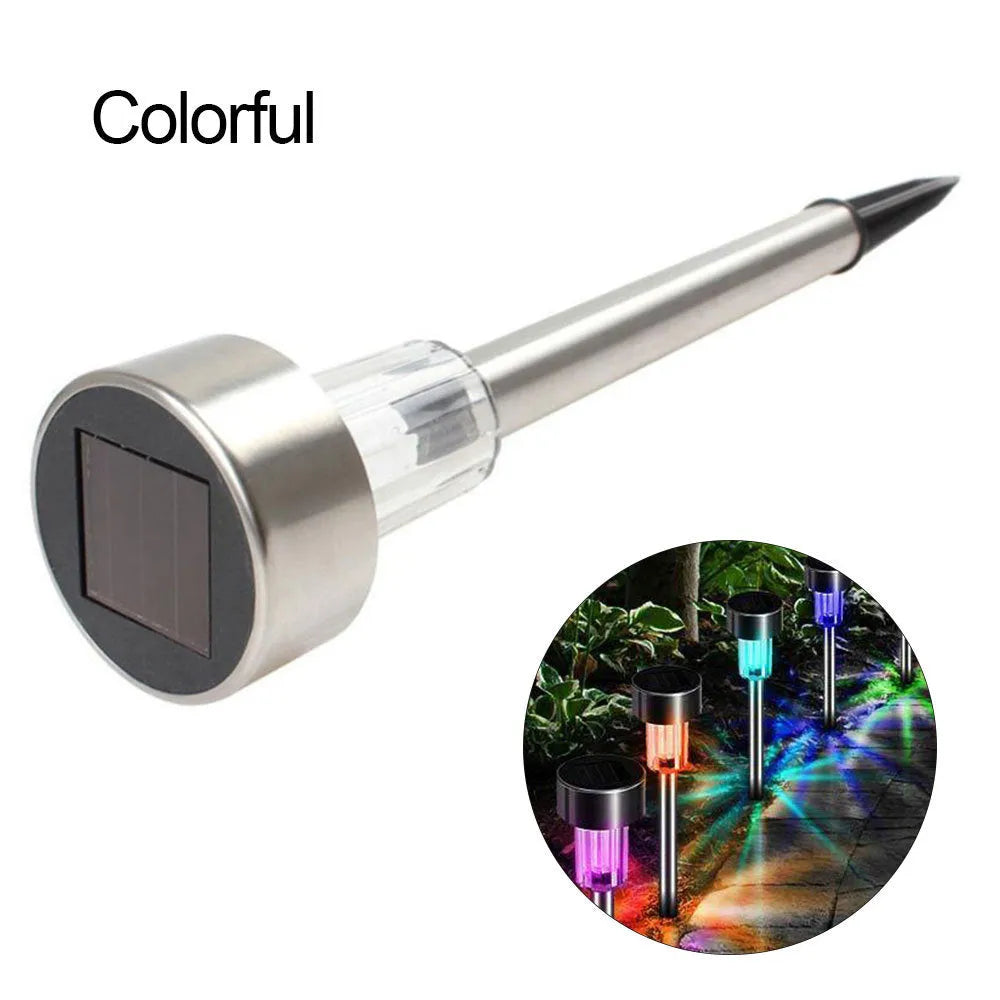Stainless steel pastoral style garden landscape light with LED bulb.
