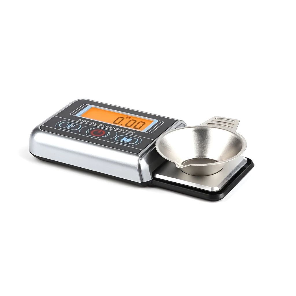 Electronic precision scale with digital display for weighing jewellery and materials up to 100g