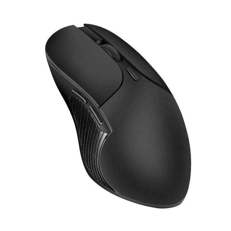 Blue Smart Voice Mouse with 2.4G wireless dongle and voice control button.