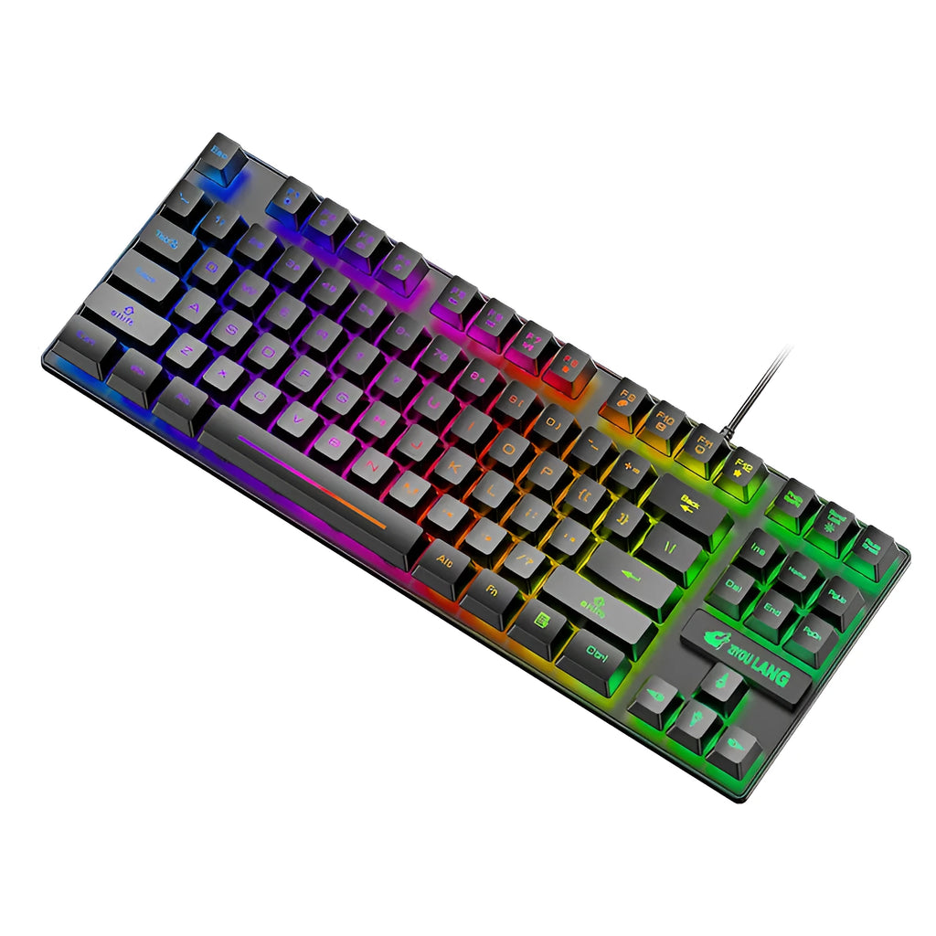 Mechanical gaming keyboard in multiple colour options with British layout variants