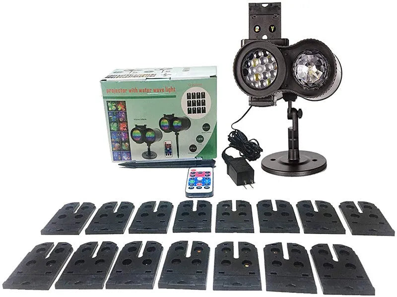 Outdoor waterproof double tube animated watermark LED soft light with IP65 rating