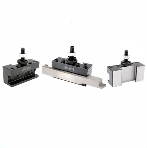 Machifit 250-000 steel quick change tool post and holders for mini woodworking lathe.