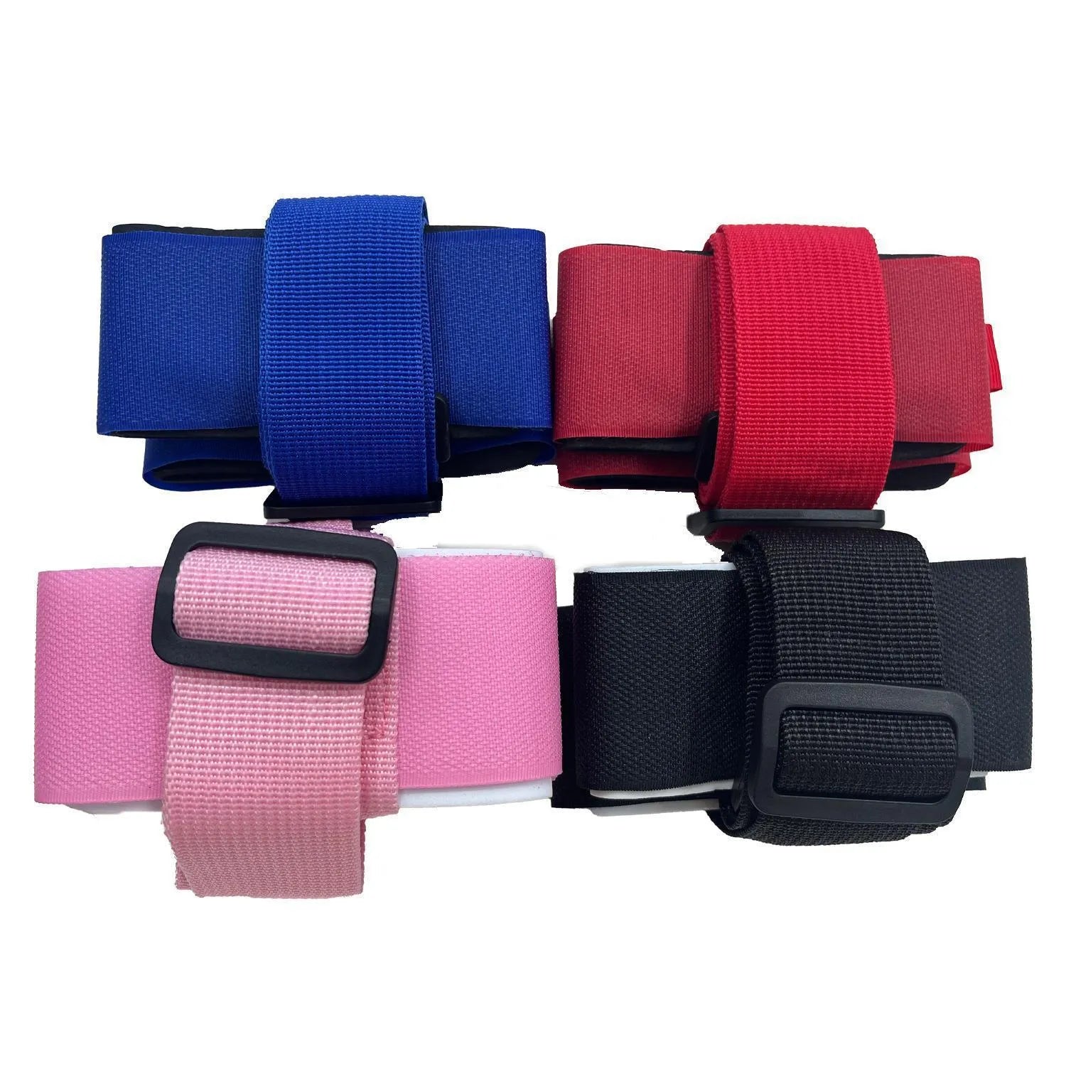 Adjustable hook and loop shoulder strap for carrying two skis or snowboards