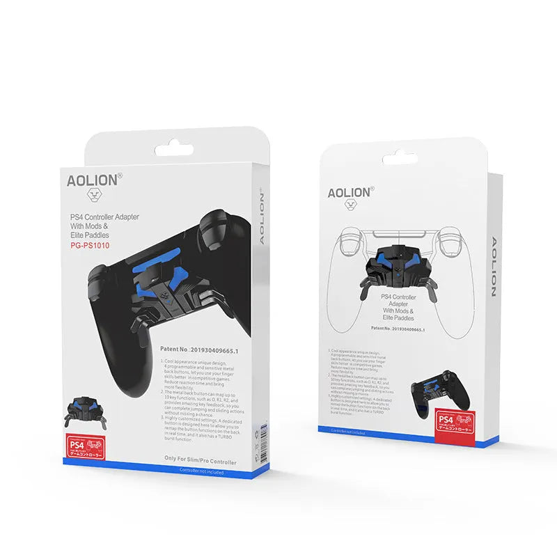 PS4 controller back button attachment with 3 metre wired cable for SLIM and PRO consoles