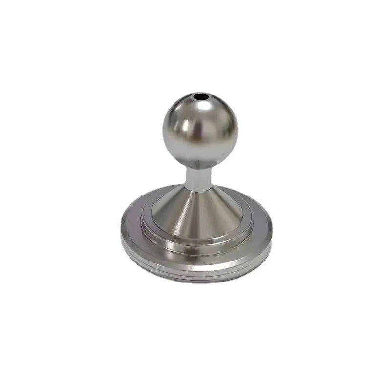 Aluminium alloy universal dashboard mount base plate in silver and black colour options for vehicle instrument panel mounting