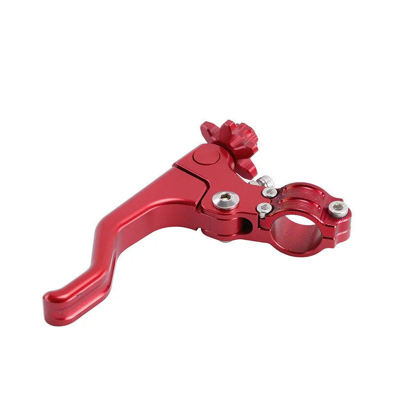 Aluminium two-finger shorty motorcycle clutch lever in various colour options