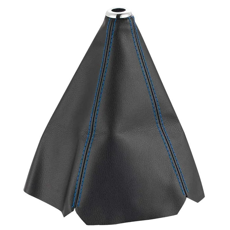 General Motors gear dust cover in PU leather showing colour line options