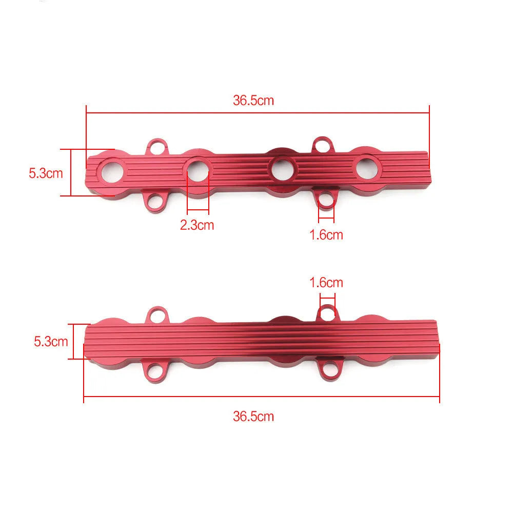 Aluminium alloy engine harness bracket for motorcycle engine housing in blue, red, and silver colour options