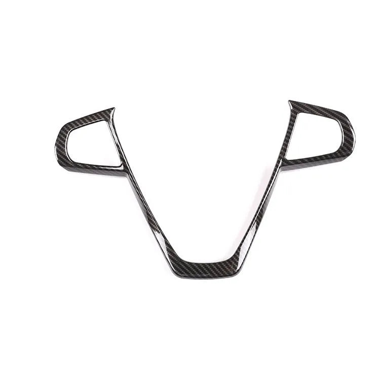 BMW steering wheel carbon fibre pattern button frame decoration kit