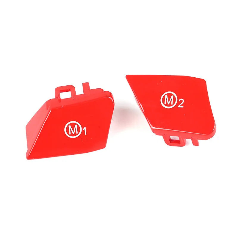 BMW steering wheel M1 M2 mode button accessories in red and blue options