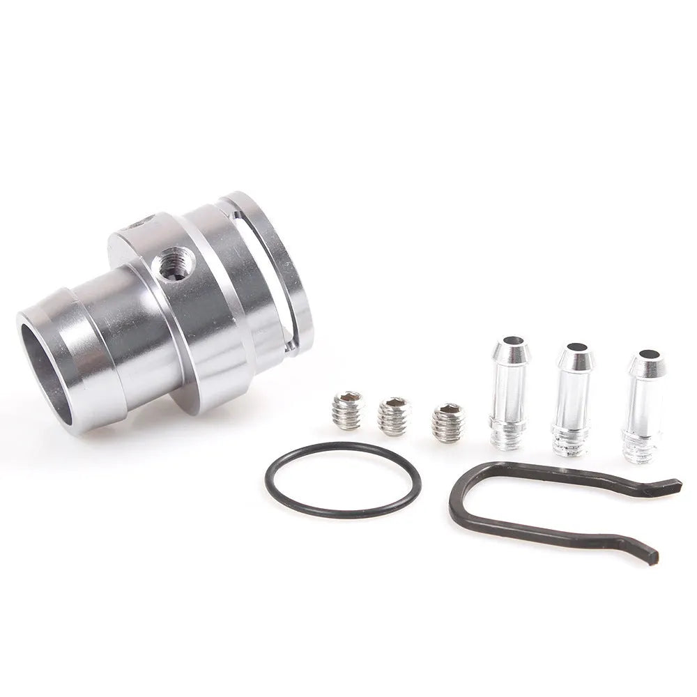 Brass and aluminium vacuum adapter tee pipe for second generation engines in black or titanium colour