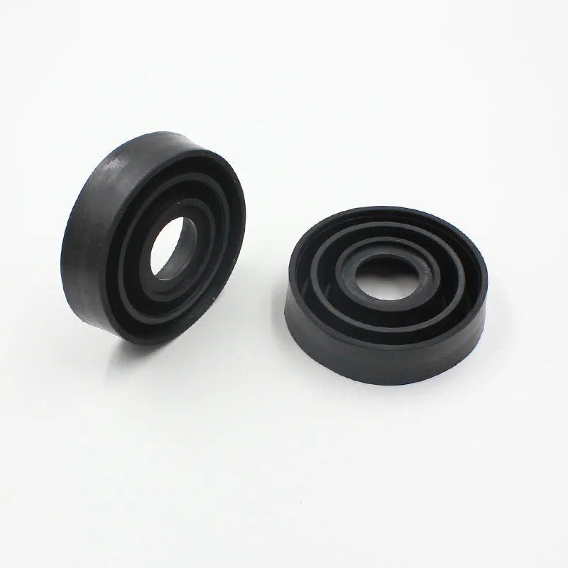 Silicone car headlight dust cover showing Type A closed and Type B open style options