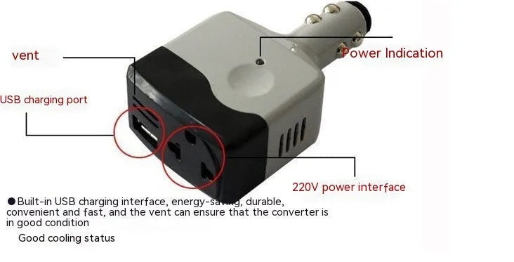 011C car cigarette lighter power supply charger with USB port for mobile phone charging