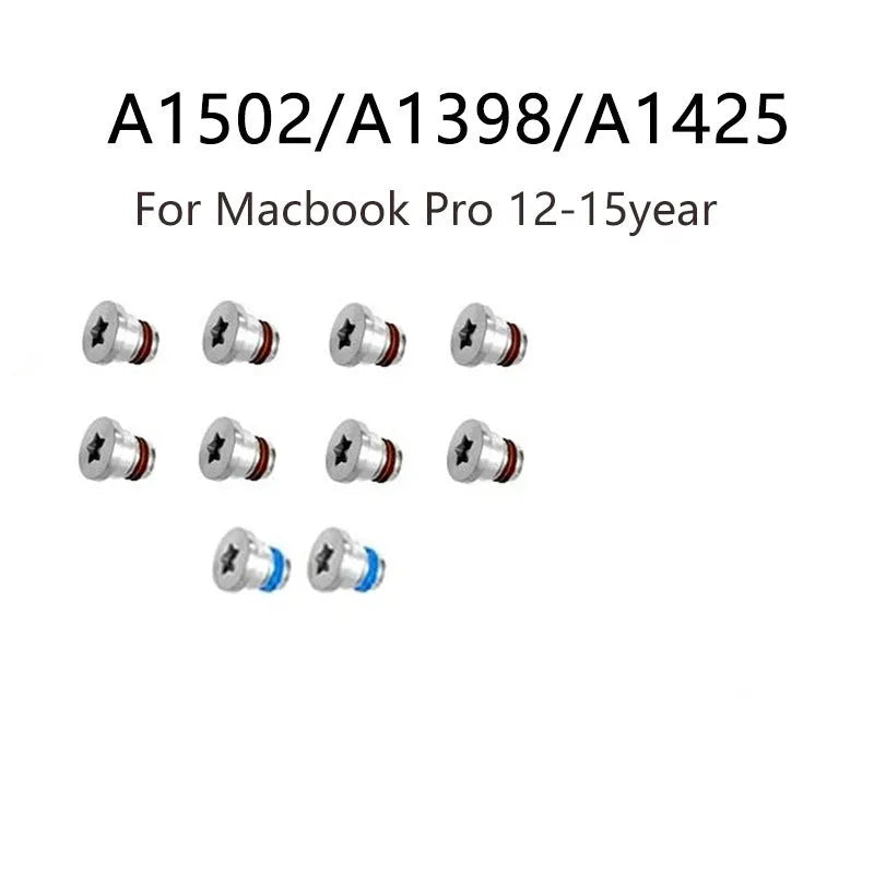 Metal replacement screws for MacBook Pro Retina models A1502 A1398 A1425 bottom shell