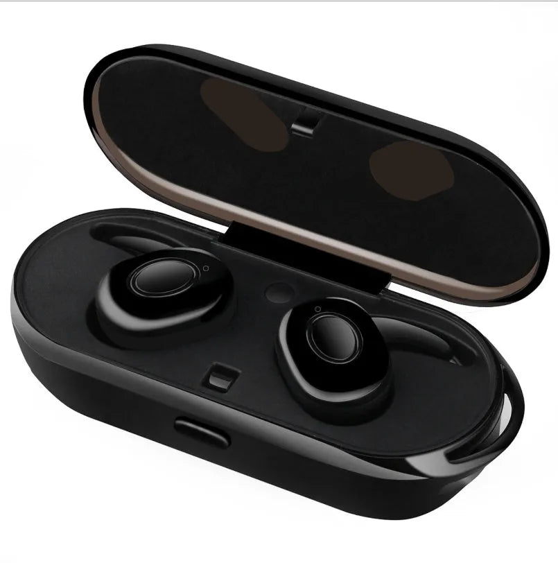 Compact Bluetooth wireless headphones with noise reduction in black, green, red, or white colours