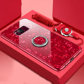 Tempered glass phone case for Samsung Galaxy S8 and S9 in solid colours with TPU frame