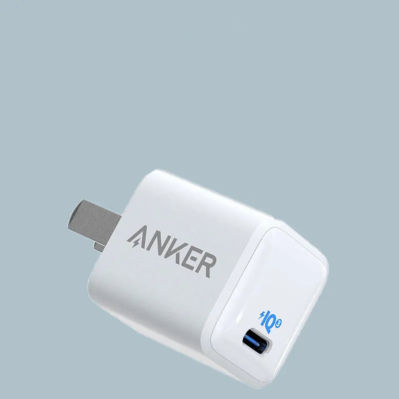 White 18W fast charge mobile phone USB travel charger