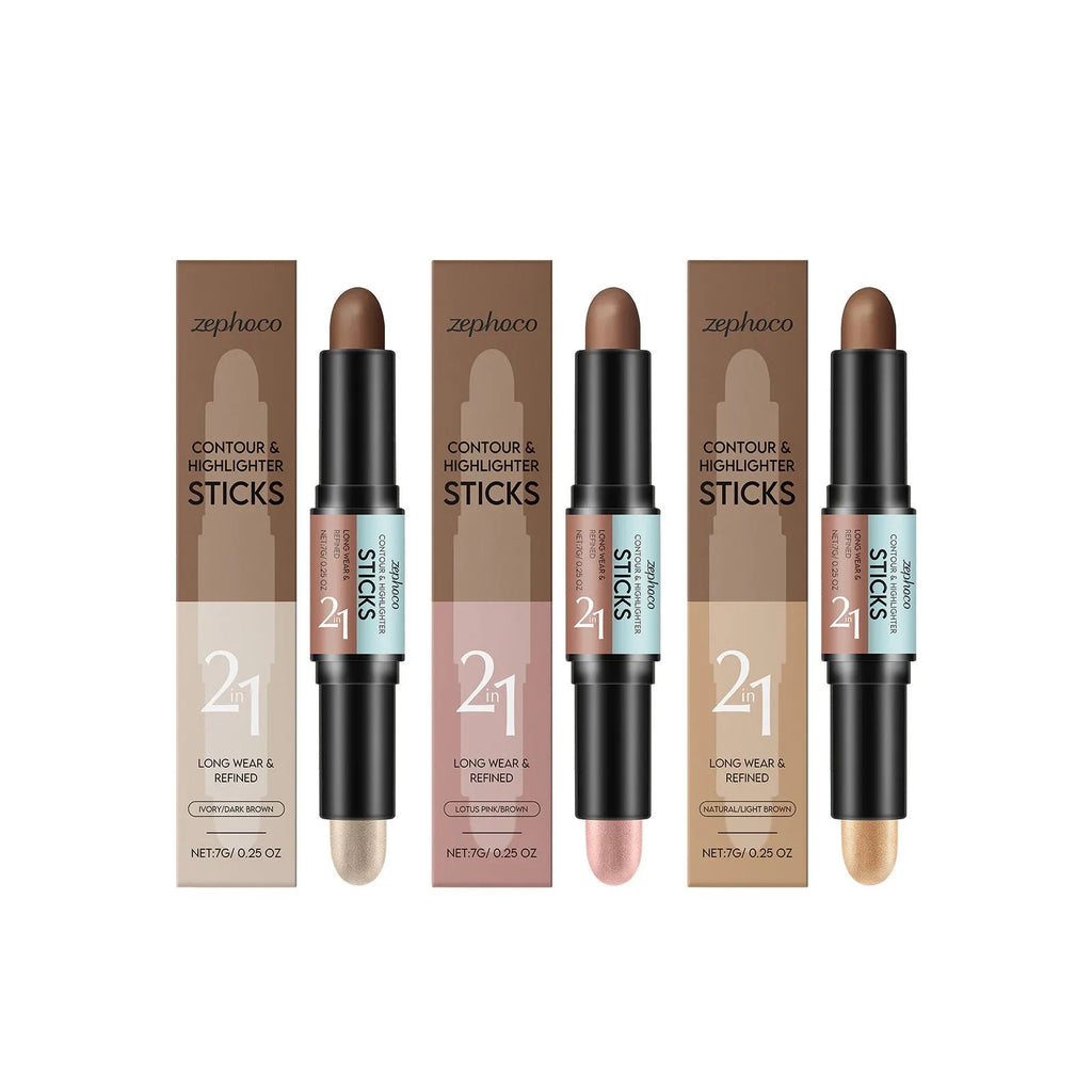 2-in-1 outline highlighter and repair pen in 7g size with three colour options