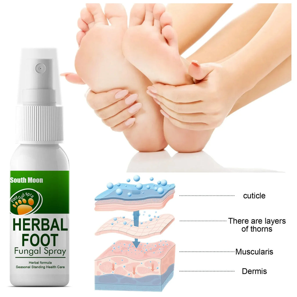 30ml foot skin nourishing and hydrating care spray in spray bottle
