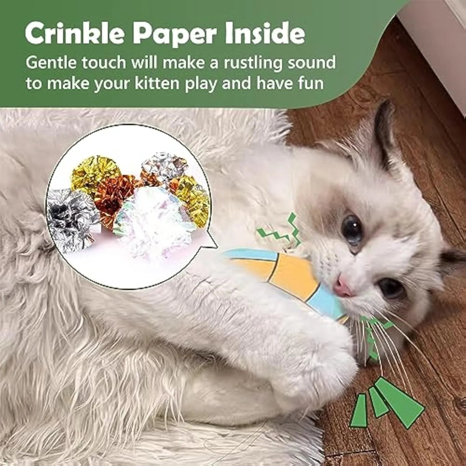Plush basketball-pattern flying disc cat toy with catnip and crinkle sound features
