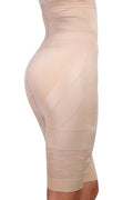 Women's seamless high waist shapewear shorts in black or nude colours for tummy control