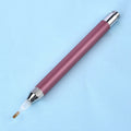 Luminous diamond painting drill pen with aluminium alloy body and metal frame in choice of colours