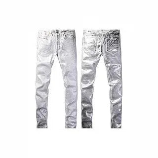 Men's black slim fit skinny jeans with a straight leg and cardigan button detail on the fly.