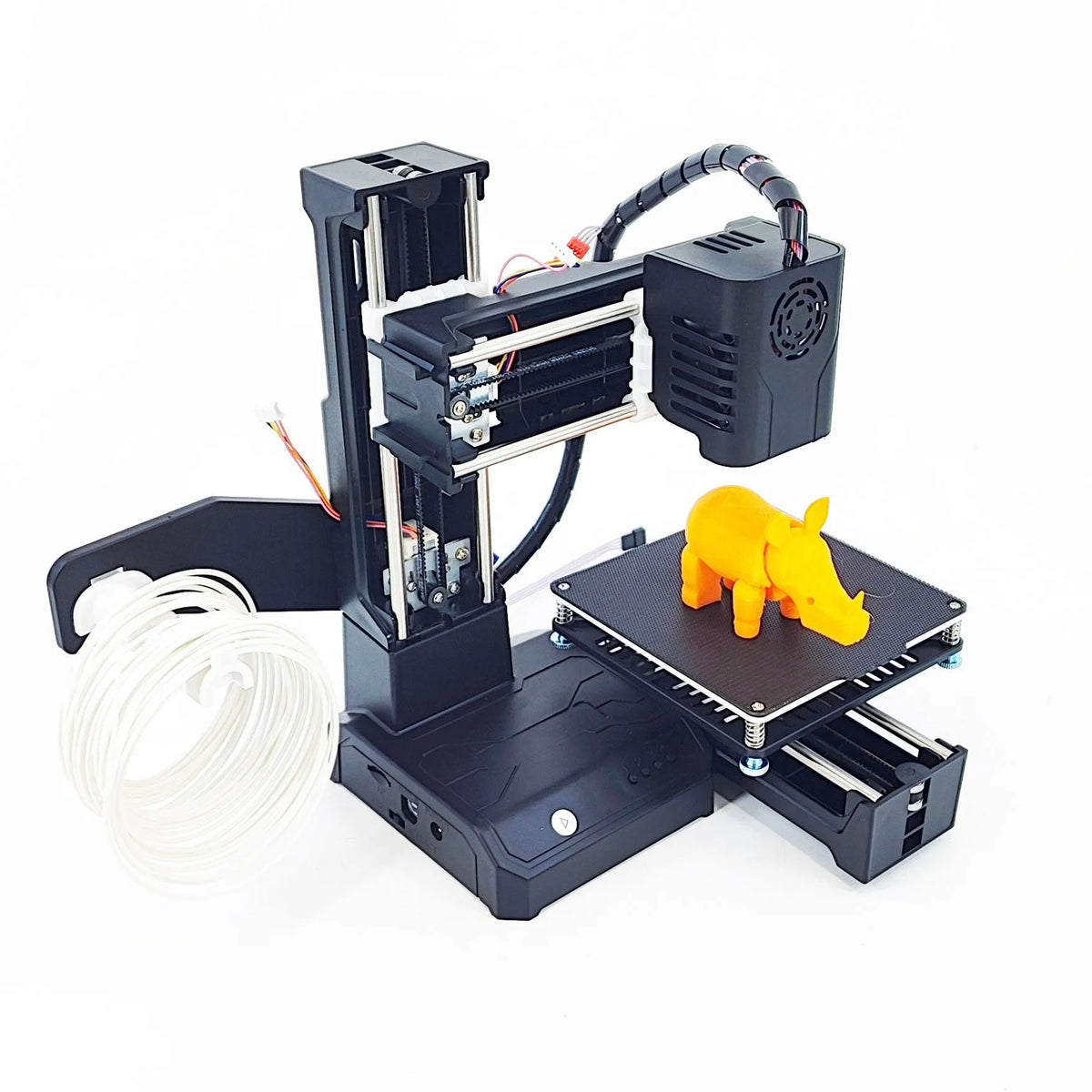 Mini desktop 3D printer with 100x100mm print size for PLA filament creation