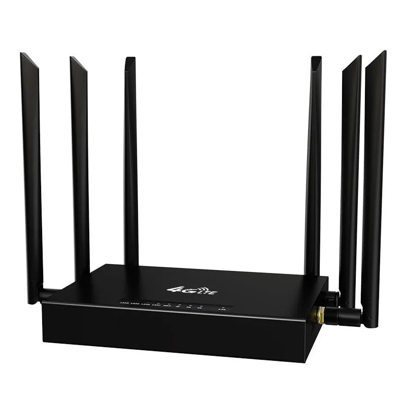 Industrial-grade iron box 4G/3G router with removable design and sucker antennas