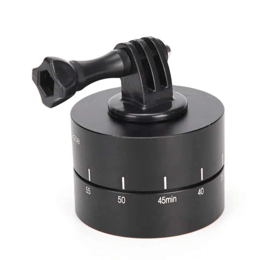 360-degree auto rotate camera tripod head for timelapse photography with Lapse compatibility