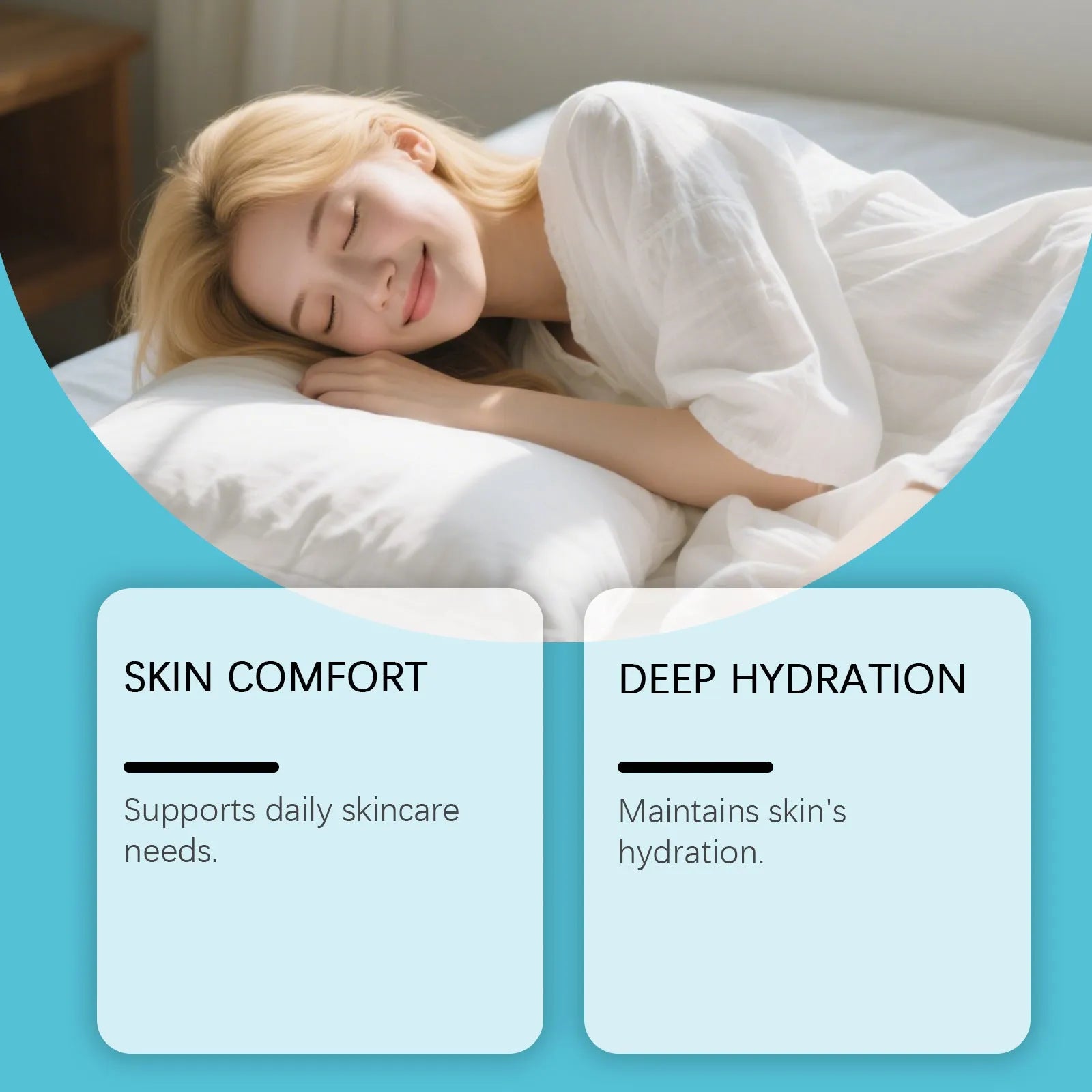 50g moisturising cream jar with hydrating formula containing Shanjinchehua and pyridoxine